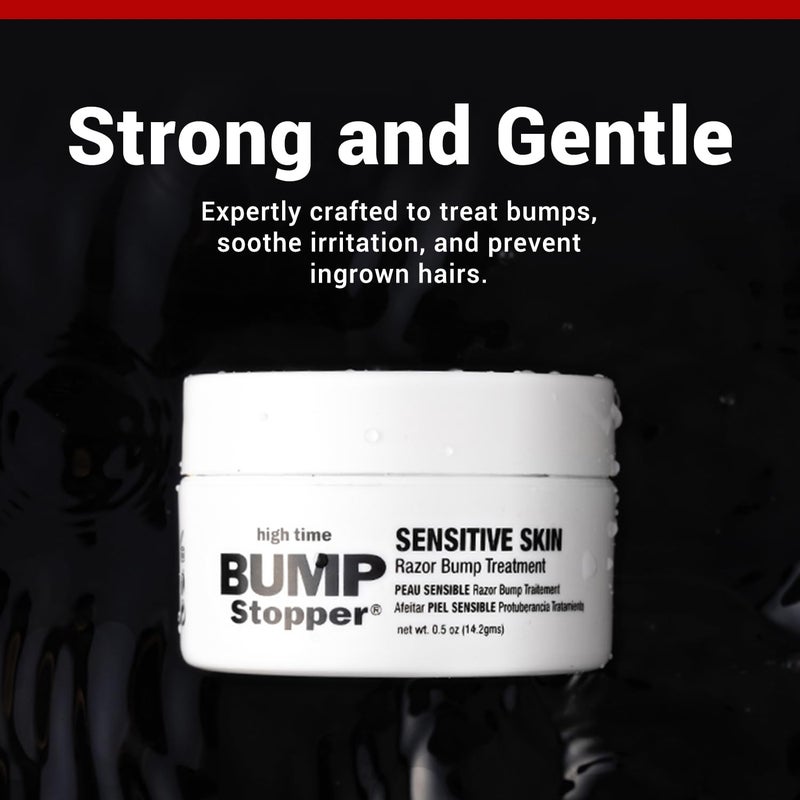 High Time Bumps Stopper Sensitive Razor Bump Treatment | Formulated to Relief Razor Burn | Eliminates Ingrown Hairs | After Shave Lotion | Post Shaving Bump Treatment | Shaving Bump Treatment for Men - Image 4